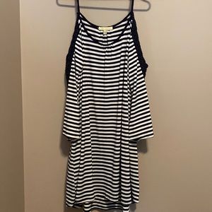 Sandiva cold shoulder swim coverup